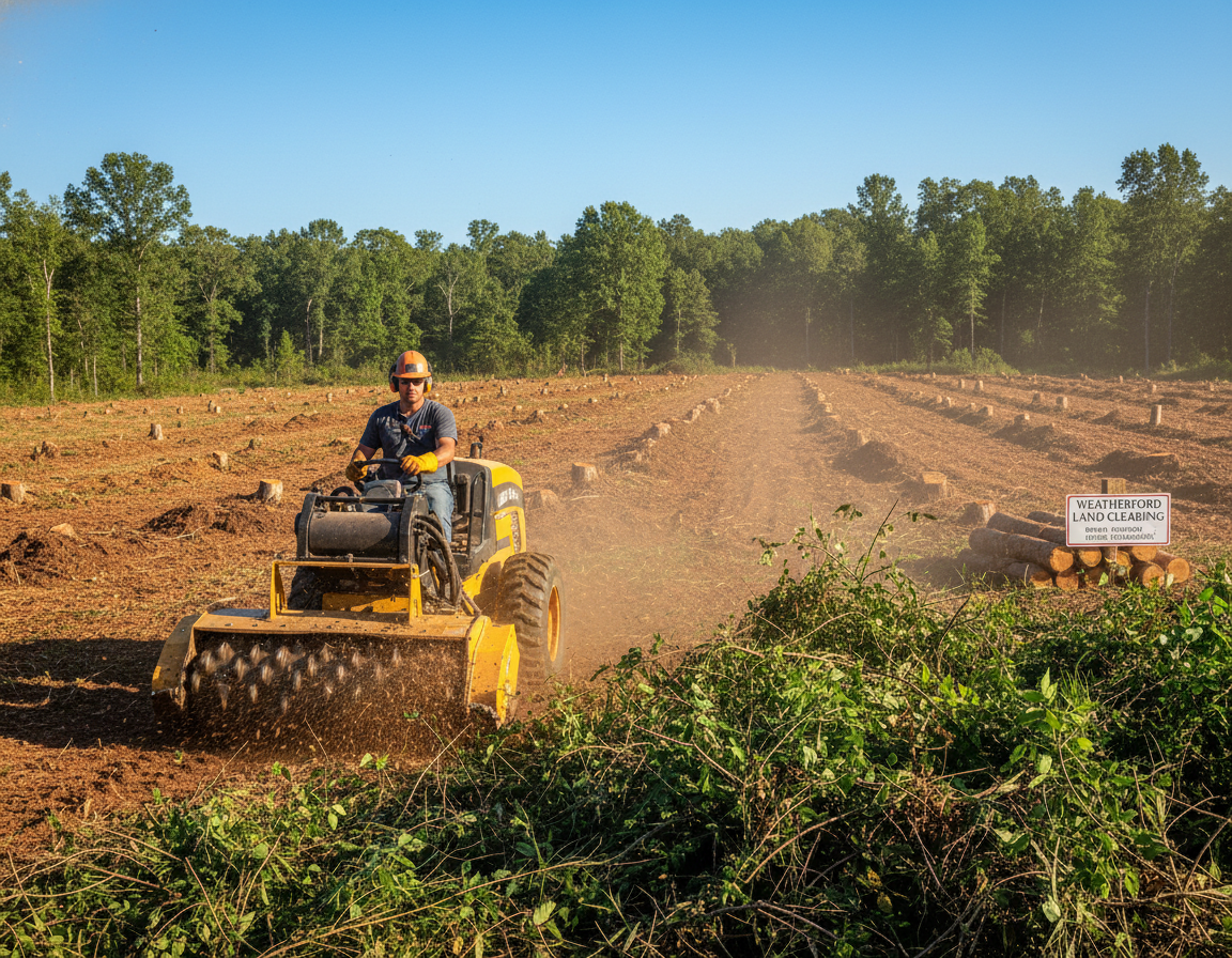 Land Clearing Weatherford TX